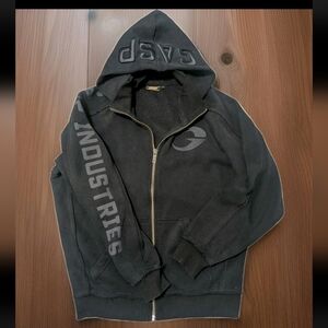 Men Pro Bodybuilder Gasp Zip Up Hoodie L